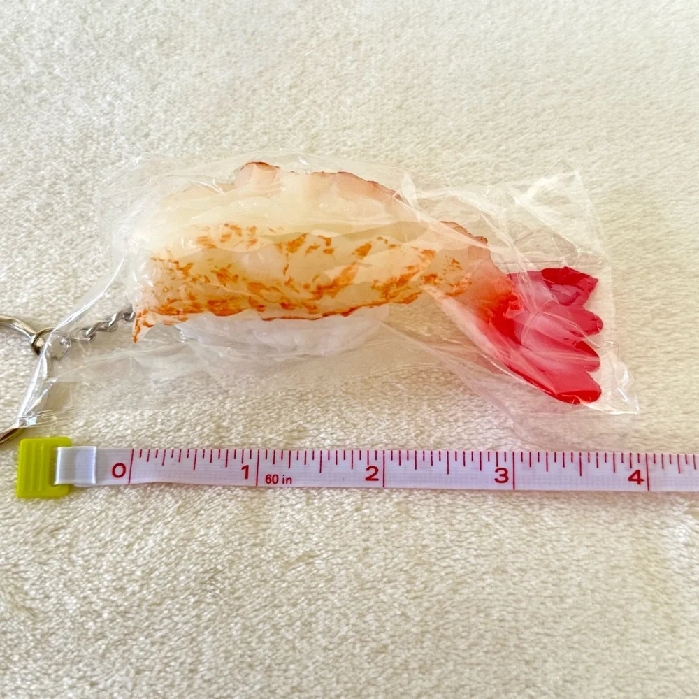 Daiso Sushi Keychain Set (Shrimp, Egg, Tuna)